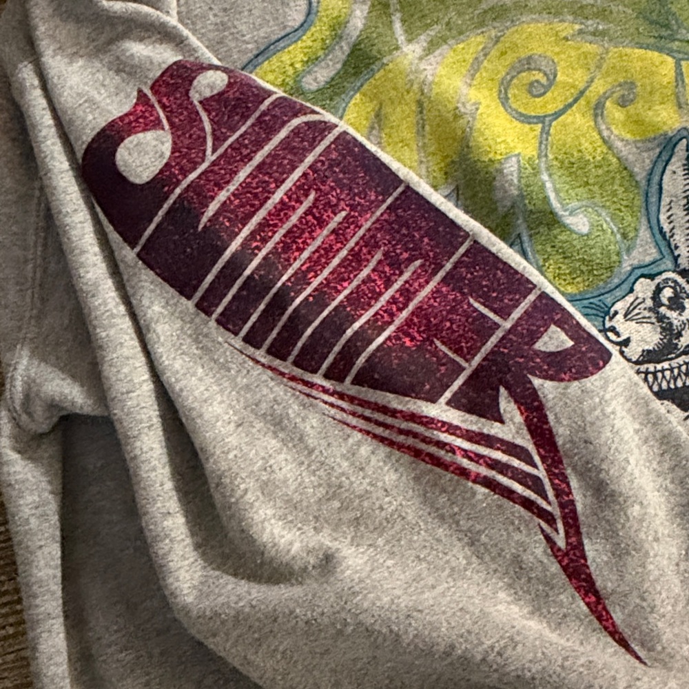 Urban Outfitters Jefferson Airplane oversized gray crewneck sweatshirt - Picture 3 of 6